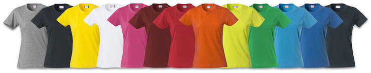 Basic T Ladies Clique - T-paidat omalla logolla - 029031 - 1