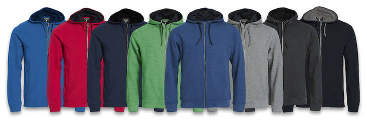 Classic hoody full zip - Hupparit ja colleget omalla logolla - 021044 - 1